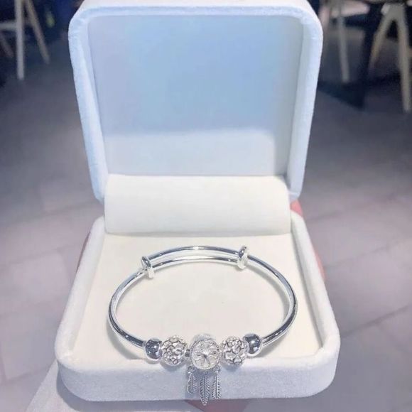 Sterling Silver Women's Tennis Bracelet - 99.9% Pure Silver - Picture 5 of 5